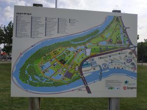 Ruta en bici en Zaragoza — Ribera del Ebro y Expo única